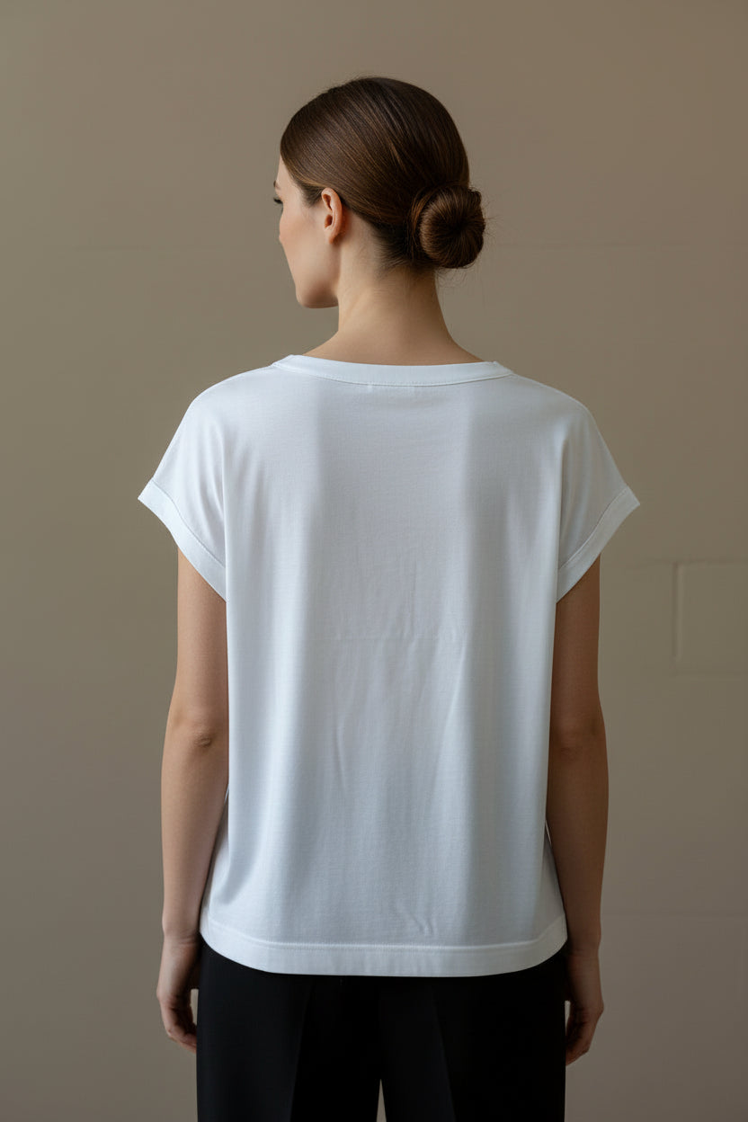 Circolo 1901 T-Shirt FD3885 Jersey Bianco