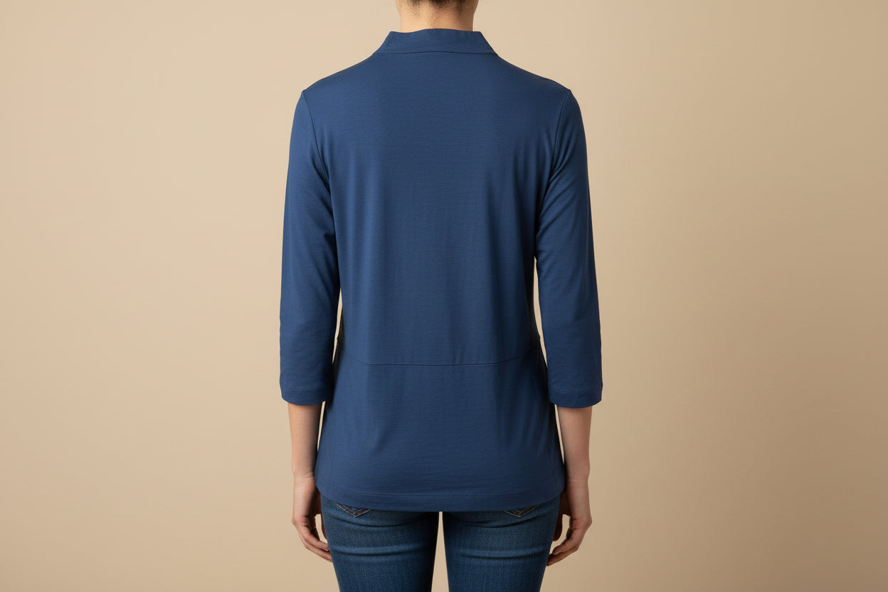 T-Shirt European Culture – Blau