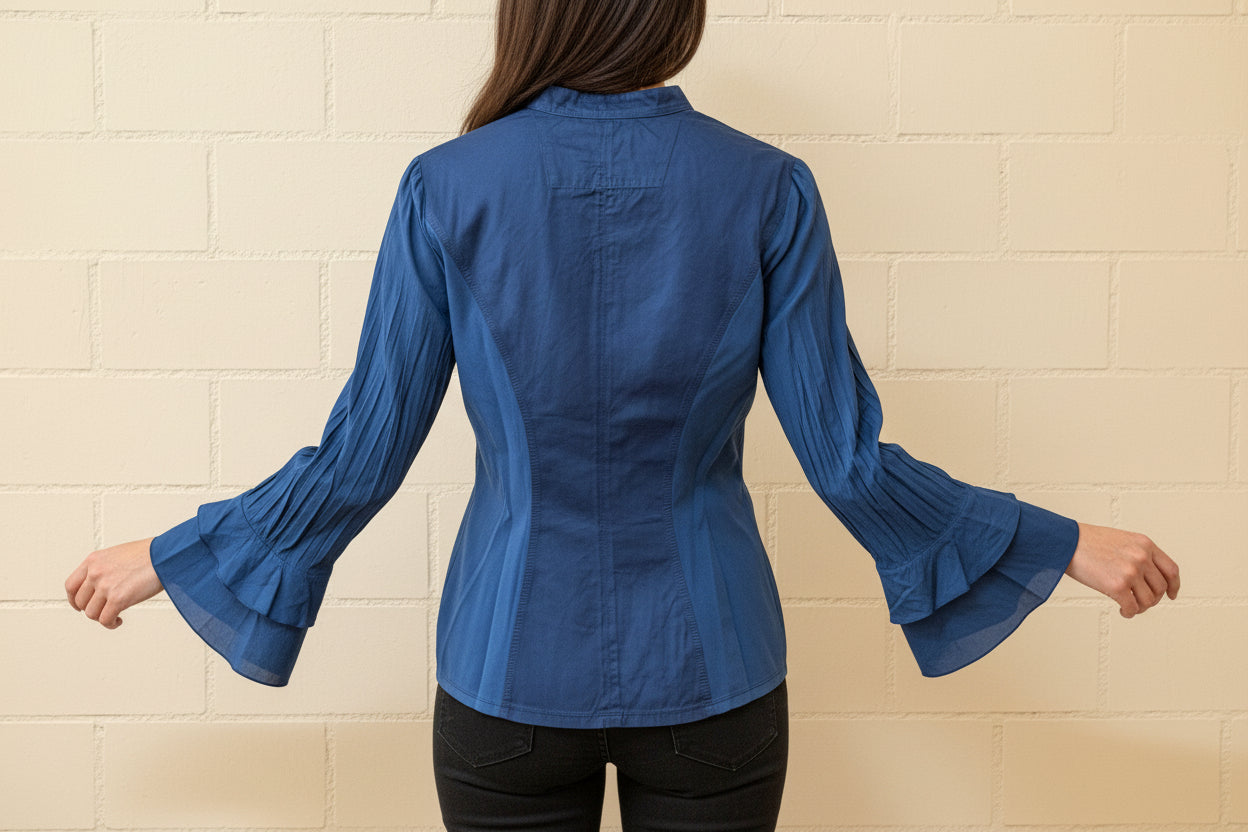 Bluse European Culture – Blau