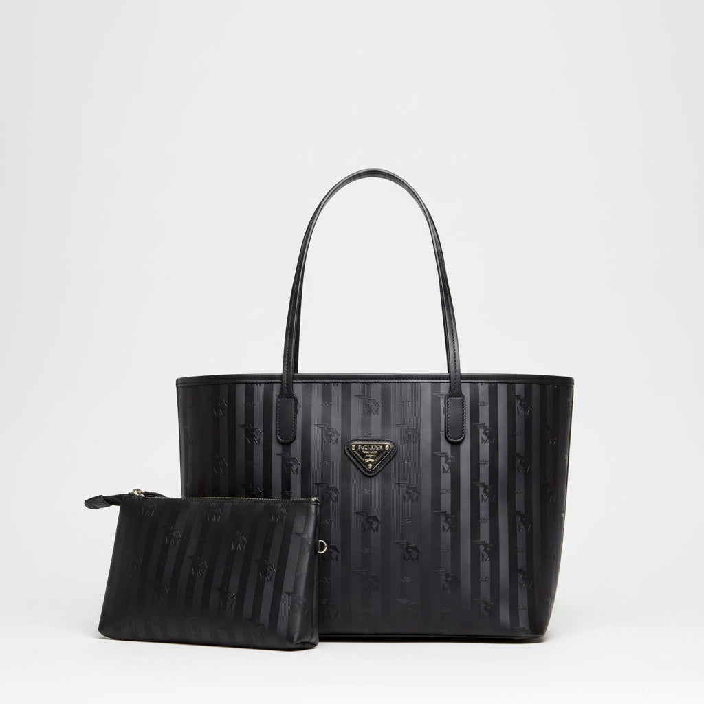 Maison Mollerus BERN Shopper — Schwarz/Gold