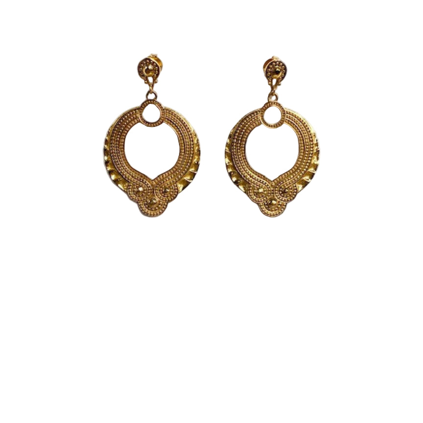 Pink Sand - Vergoldete Ohrringe Oman