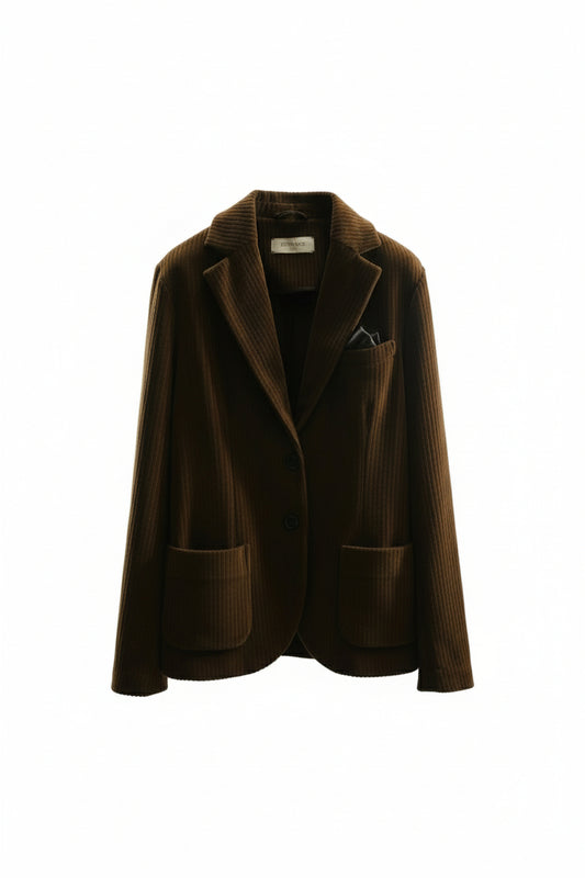 Circolo 1901 Giacca Corduroy Slim Blazer – Castagne