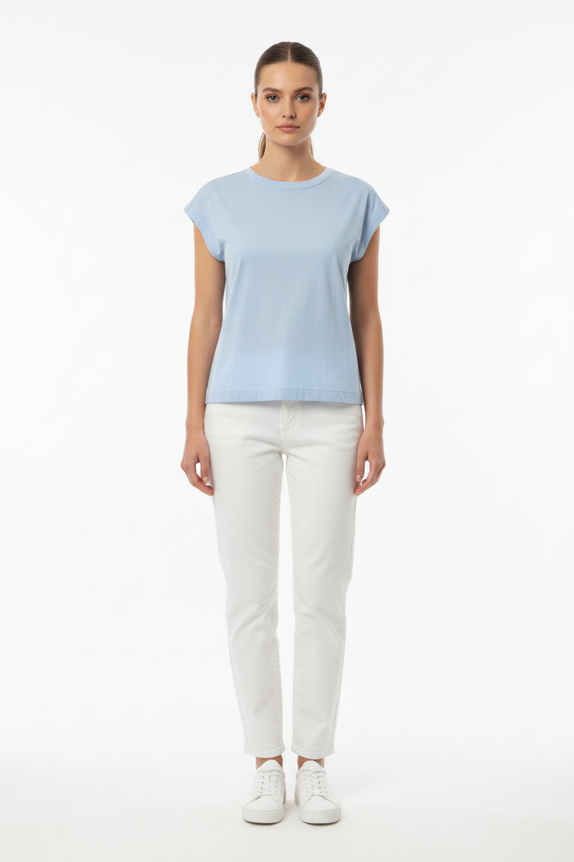 Circolo 1901 Tank Top Jersey - Baumwolle Hellblau