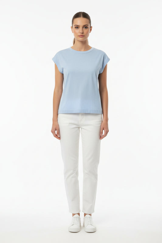 Circolo 1901 Tank Top Jersey - Baumwolle Hellblau