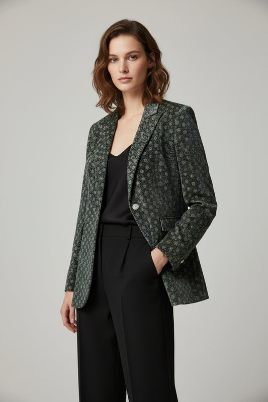 Circolo 1901 Blazer Jacquard - Baumwolle Gr. 36