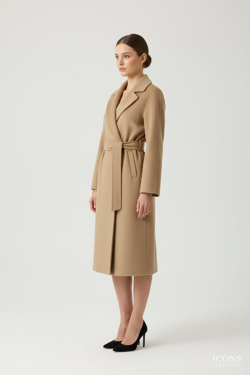 Cinzia Rocca Long Coat Camel 63E7