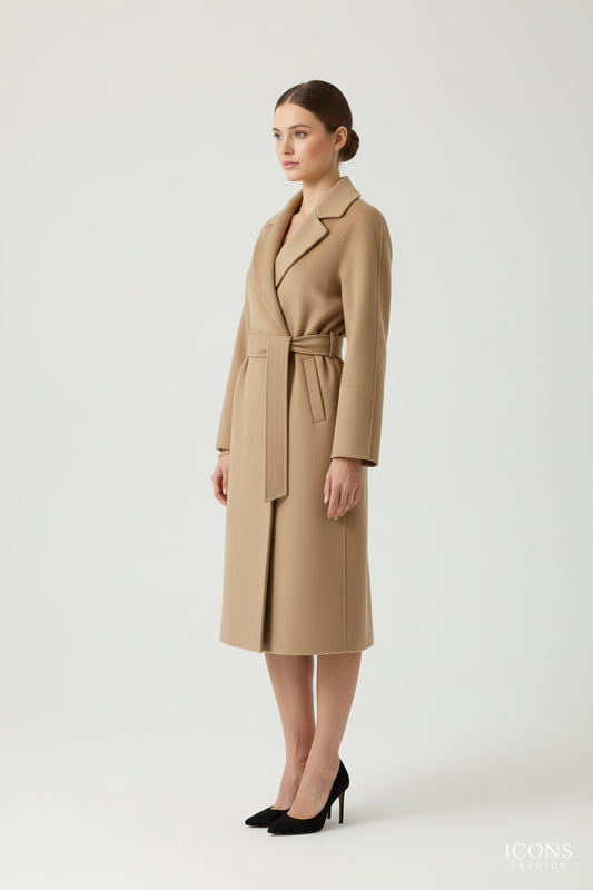 Cinzia Rocca Long Coat Camel 63E7