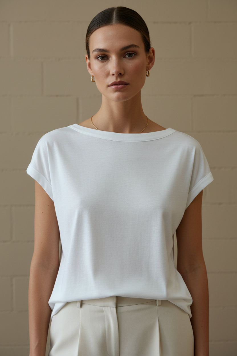 Circolo 1901 T-Shirt FD3885 Jersey Bianco