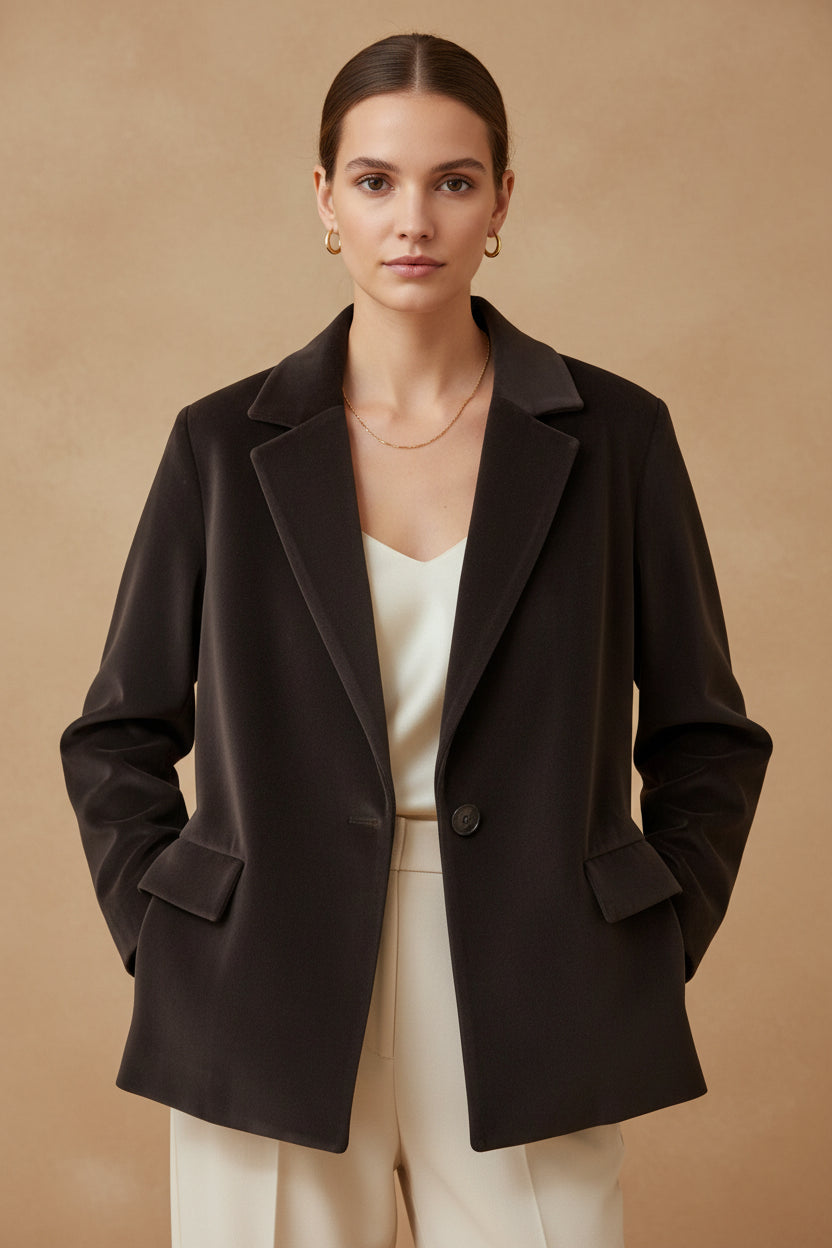 Circolo Jacke Caban Velours FD4065 – Corteccia