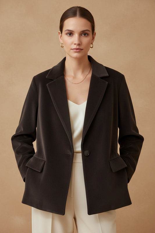 Circolo Jacke Caban Velours FD4065 – Corteccia