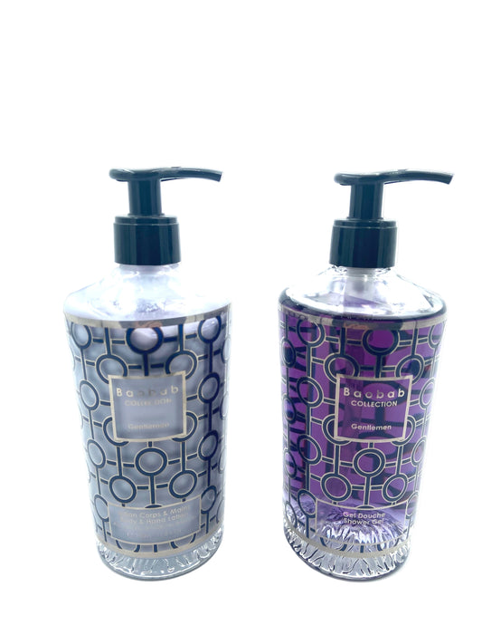 GESCHENKBOX GENTLEMEN LOTION FÜR KÖRPER UND HÄNDE & DUSCHGEL