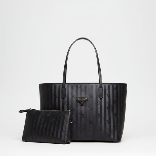 Maison Mollerus BERN Shopper — Schwarz/Gold